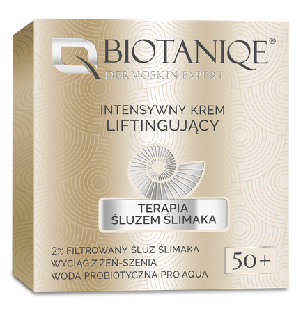 Biotaniqe- Terapia Śluzem Ślimaka, Intensywny Krem Liftingujący 50+ - 50 ml