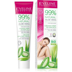 Eveline 99% Natural Aloe Vera Łagodny Krem do depilacji - skóra wrażliwa 125ml