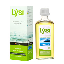 Lysi Tran islandzki Lýsi olej 240 ml o smaku cytrynowo-miętowym