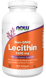Lecytyna sojowa 1200 mg non GMO (400 kaps.)