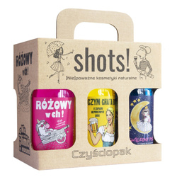 Czyściopak Shots! zestaw żeli pod prysznic 6x100ml