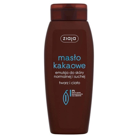 Ziaja, Masło kakaowe, emulsja do twarzy i ciała − 200 ml