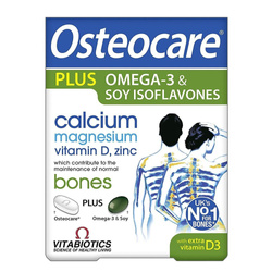 Vitabiotics Osteocare Plus Omega-3 & Soy Isoflavones suplement diety 84 kaps.
