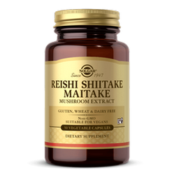 Solgar Grzyby Witalne: Reishi, Shiitake, Maitake Extract 50 kaps.