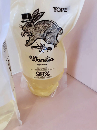 Yope, Wanilia-Cynamon. Mydło. Uzupełnienie, 500 ml