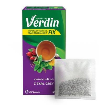 Verdin Fix kompozycja 6 ziół z earl grey 36 g (20 x 1,8 g)
