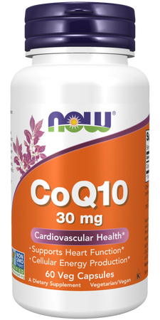 NOW FOODS Koenzym Q10 30 mg (60 kaps.)