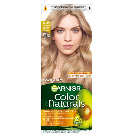 Color Naturals odżywcza farba do włosów 9N=9.13 Bardzo Jasny Beżowy Blond