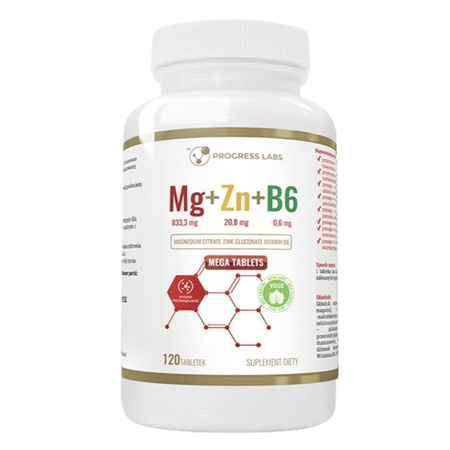 Progress Labs Mg+Zn+Vit B6 120 tabl.
