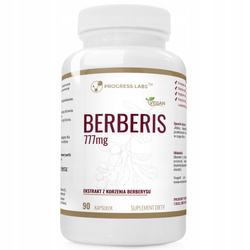 Progress Labs berberis Extract 5:1 777 Mg 90 kaps.