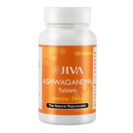 JIVA Ayurveda Ashwagandha wspiera pamięć 120 tabl.