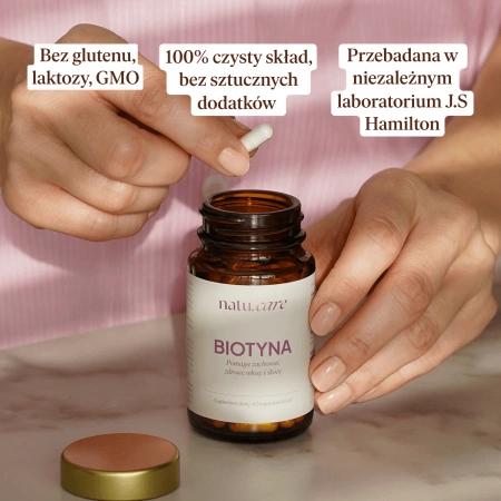 Natu.Care Biotyna 2500 µg + inulina, 60 kap.