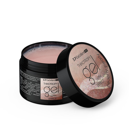 Thixotropy Gel With Effect żel budujący Peachy Pearly 15g