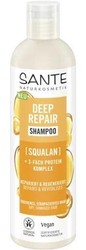 SZAMPON REGENERUJĄCY DO WŁOSÓW SUCHYCH I ZNISZCZONYCH SKWALAN I KOMPLEKS PROTEINOWY ECO 250 ml - SANTE