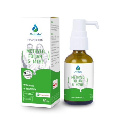 Avitale MethyloFolian (Quatrefolic) 5- MTHF 200 µg 30 ml