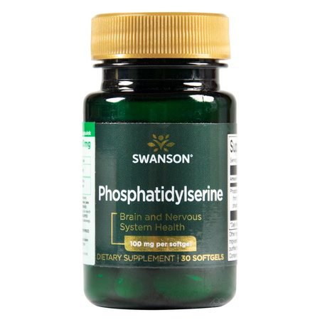 Fosfatydylseryna 100mg - suplement na pamięć 30 kaps. Swanson