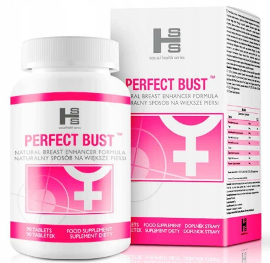 Комплекс растительных экстрактов Sexual Health Series Perfect Bust, для женщин, с витамином B6, 90 таблеток