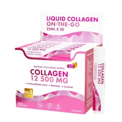 Swedish nutra Marine Collagen 12 500 mg kolagen do picia Shots 25 ml x 30