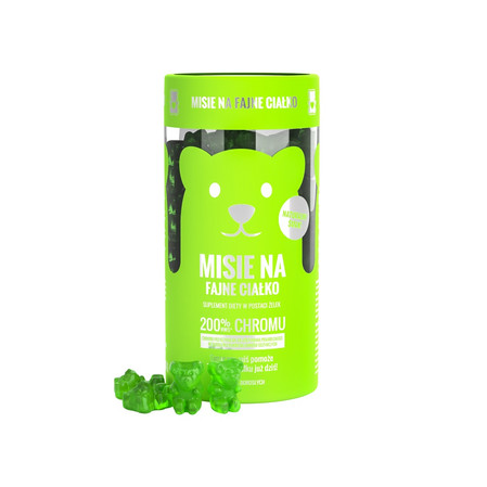 Noble Health Misie na fajne ciałko 60 żelek