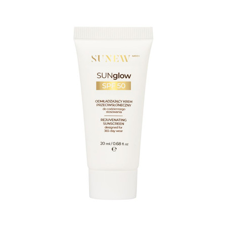 SUNglow SPF50 Rejuvenating Sunscreen odmładzający krem przeciwsłoneczny 20ml