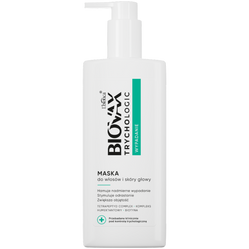L'biotica Biovax Trychologic maska do włosów i skóry głowy wypadanie 200 ml