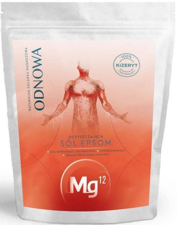 Mg12 Sól Epsom Odnowa4Kg Dziłanie Przeciwgrzybicze