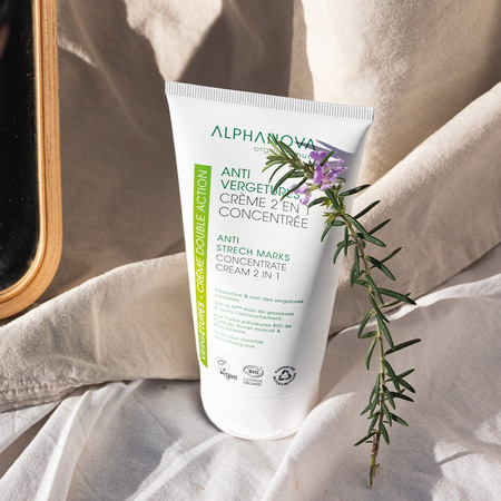 Alphanova Organic Mum, Krem Przeciw Rozstępom, 150ml