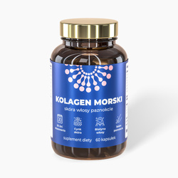 Noble Health Kolagen morski skóra włosy paznokcie 60 kaps.