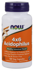 Now Foods Probiotyk 4x6 Acidophilus na wsparcie trawienia i odporności 120 kaps. vege