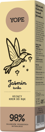 Yope Jaśmin & Tonka – naturalny krem do rąk 50ml
