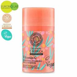 Wegański, rewitalizujący puder myjący do twarzy z witaminą C, 35g OBLEPIKHA C-BERRICA
