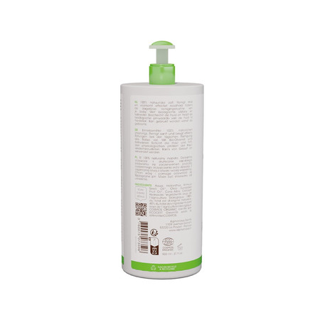 Alphanova Bebe Bio, Emulsja oczyszczająca z kompleksem pielęgnacyjnym do okolic pieluszkowych, 900ml