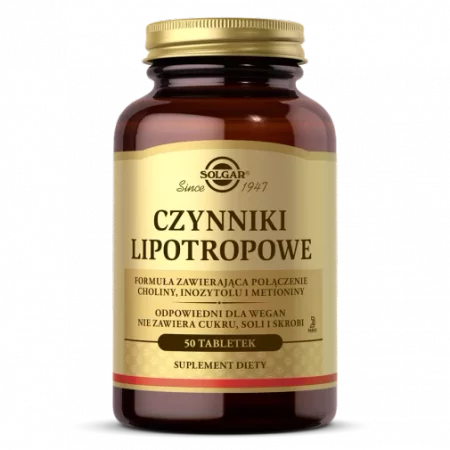 Solgar Czynniki Lipotropowe na wsparcie odchudzania 50 tabl.