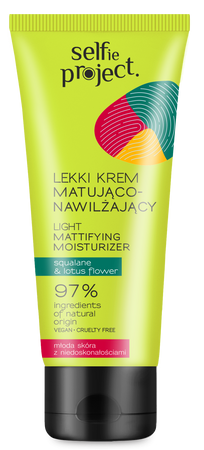 Zestaw 2x Seflie Project, Lekki krem matująco nawilżający, 50 ml