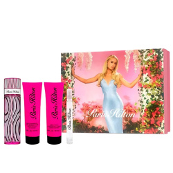 Paris Hilton zestaw woda perfumowana spray 100ml + balsam do ciała 90ml + żel pod prysznic 90ml + woda perfumowana spray 10ml