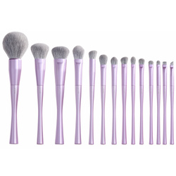 Luxury Purple Makeup Brush zestaw pędzli do makijażu T512 14szt.