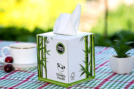  The Cheeky Panda − Chusteczki kosmetyczne, pudełko − 56 szt.