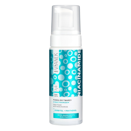 Vianek Hero Pianka do mycia twarzy z niacynamidem 150ml