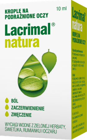 Lacrimal Natura krople do oczu 10 ml