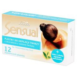 Joanna Sensual plastry do depilacji twarzy 12szt