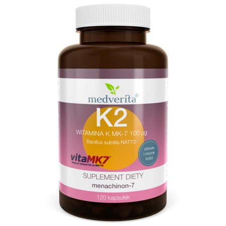 Medverita Witamina K2 MK7 100ug 120 K