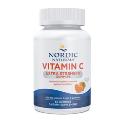 Nordic Naturals Vitamin C Extra Strength na wsparcie odporności 60 żelek smak mandarynka