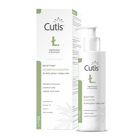 Cutis Ł - BIOAKTYWNY SZAMPON KONOPNY + CBD 200 ml