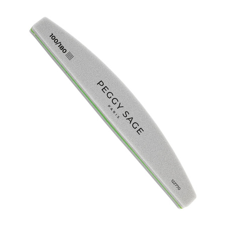Peggy Sage 2-Way Chunky Nail File pilnik do paznokci dwustronny 100/180 półksiężyc 1szt