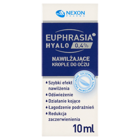 Nexon Euphrasia Hyalo 0,4% Nawilżające Krople Do Oczu 10ml
