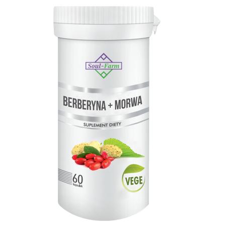 Soul Farm Premium Berberyna + Morwa 60 kaps.