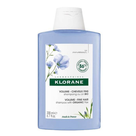 KLORANE Szampon z organicznym lnem 200 ml