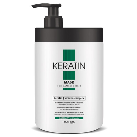 Prosalon Keratin Mask intensywnie odbudowująca maska do włosów z keratyną 1000g