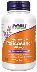 NOW FOODS Polikosanol Extra Strength 40 mg (90 kaps.)