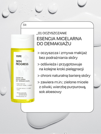 Yope - Skin Progress Esencja micelarna do demakijażu 150ml